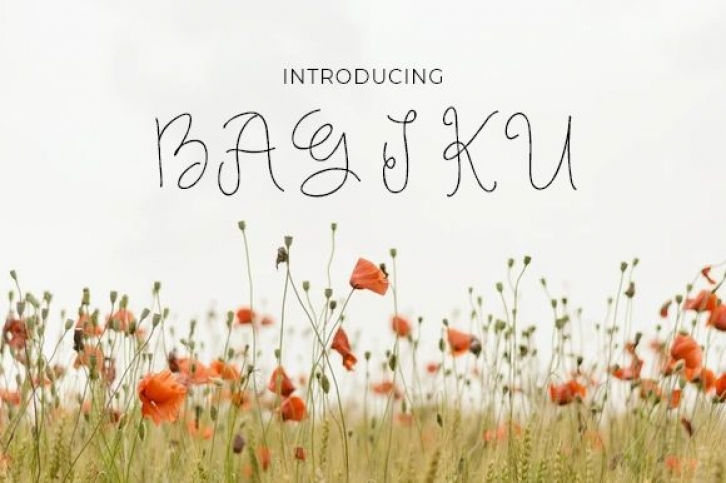 Bagiku Font Download