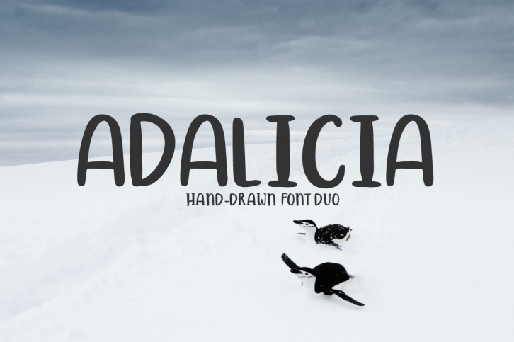 ADALICIA | HAND DRAWN FONT DUO Font Download