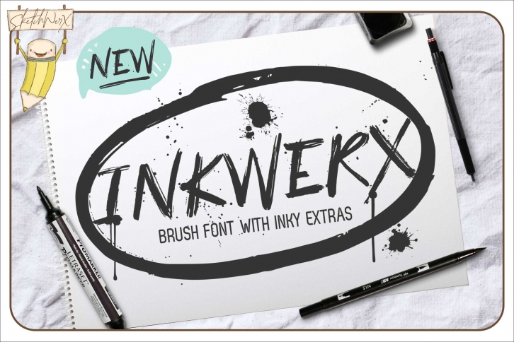 InkWerx Font & Extras Font Download