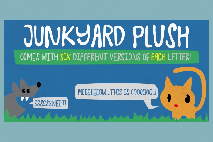 Junkyard Plush Font Download