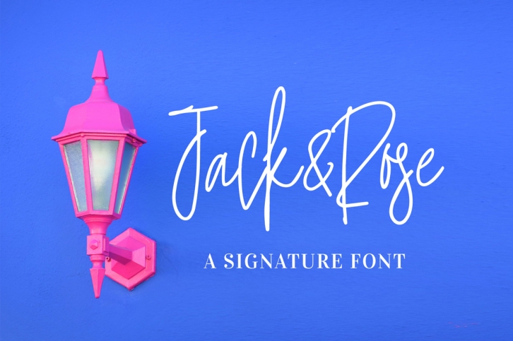 Jack and Rose - A Signature Font Font Download