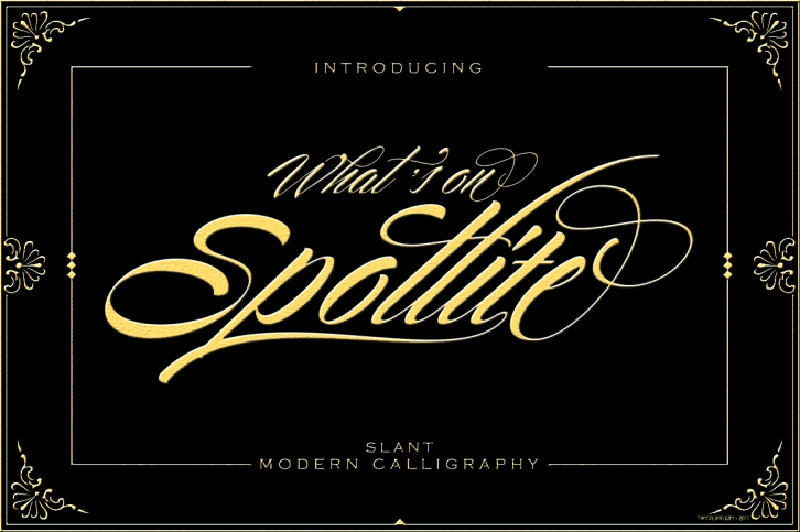 Spotlite Slant Font Download