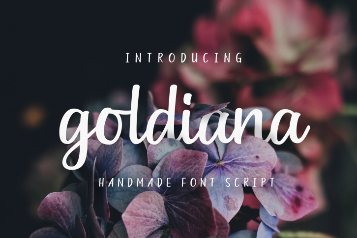 Goldiana - Font Script Font Download