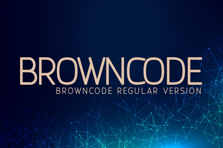 Browncode Regular Versionl Elegant font sans serif Font Download