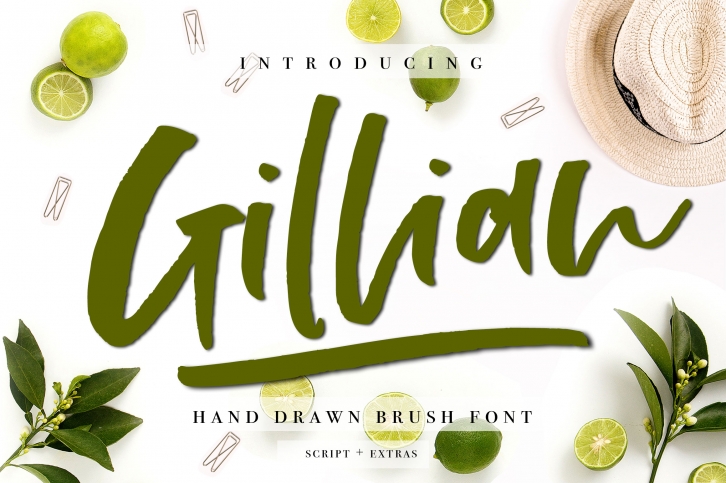 Gillian Font + Extras Font Download