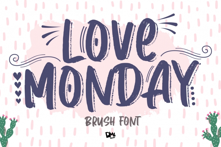 Love Monday - Brush Font Font Download