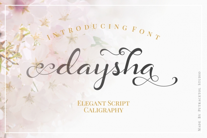 Daysha - Wedding Font Font Download