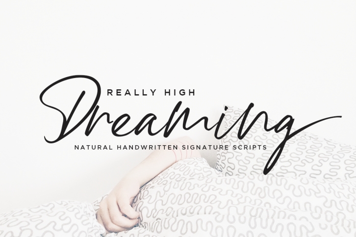 High Dreaming  Natural Handwritten Font Download