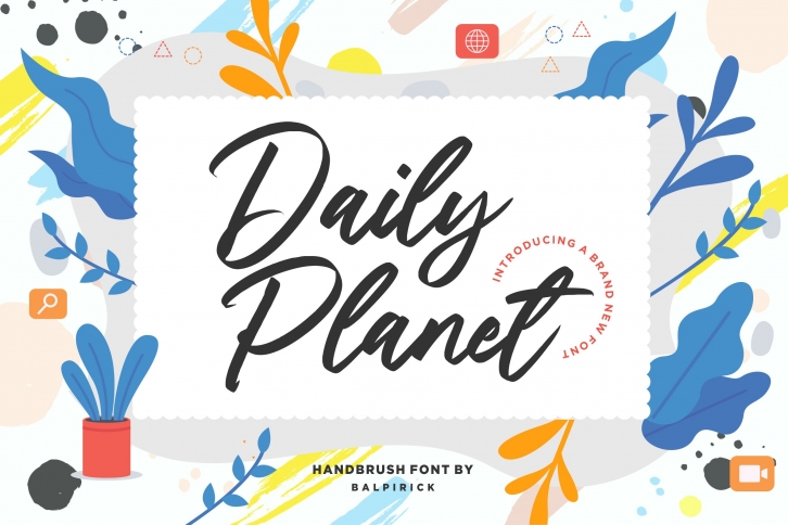 Daily Planet Handbrush Font Font Download