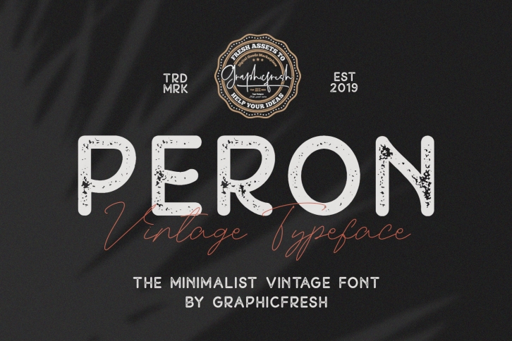 Peron - Modern Vintage | 4 Fonts Font Download