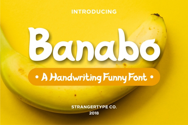 Banabo - Banana Font Font Download