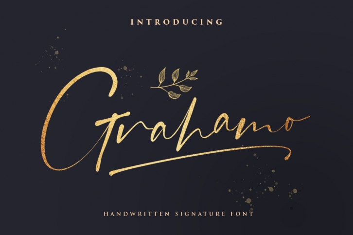 Grahamo - Luxury Script Font Download