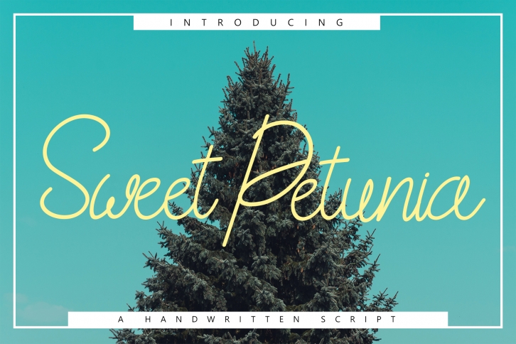 Sweet Petunia Handwritten Script Font Download