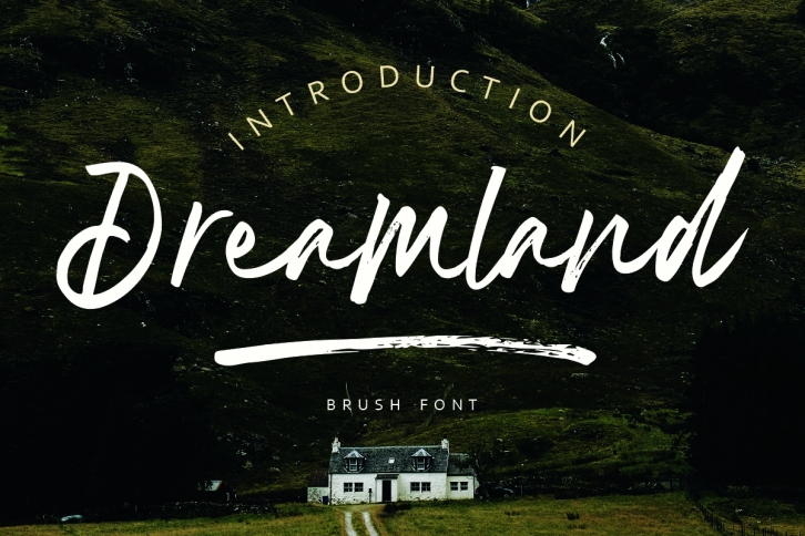 Dreamland | Brush Font Font Download