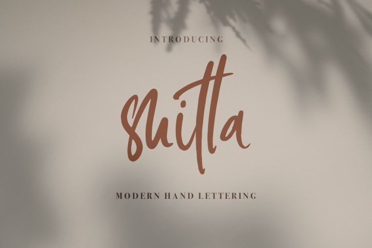 Shitta Modern Hand Lettering Font Download