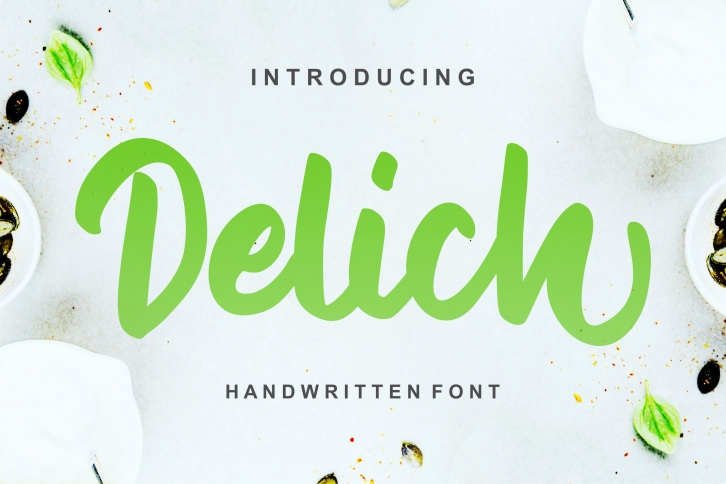 Delich | Handwritten Script Font Font Download