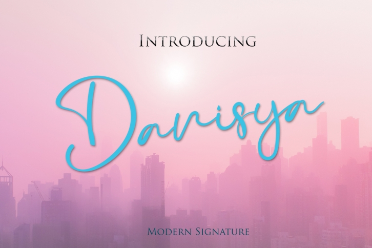 Danisya Modern Signature Font Download