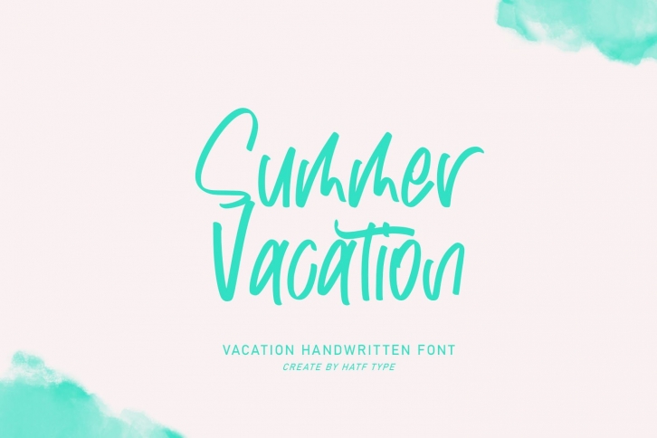 Summer Vacation - Handwritten Font Font Download