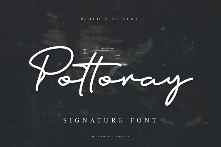 Pottoray - Signature Font Font Download