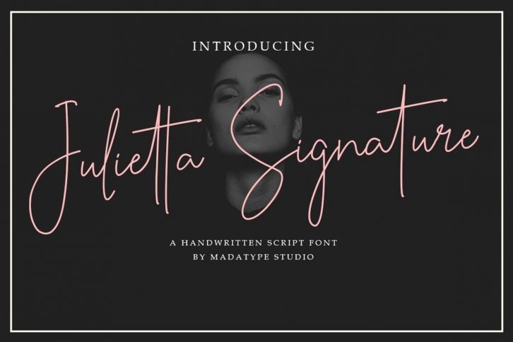 Julietta Signature | Handwritten Monoline Font Font Download