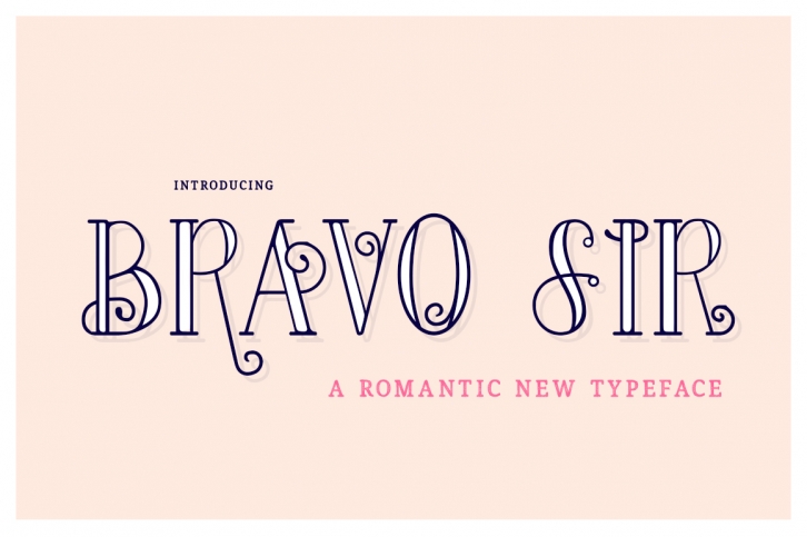 Bravo Sir Font Family Font Download