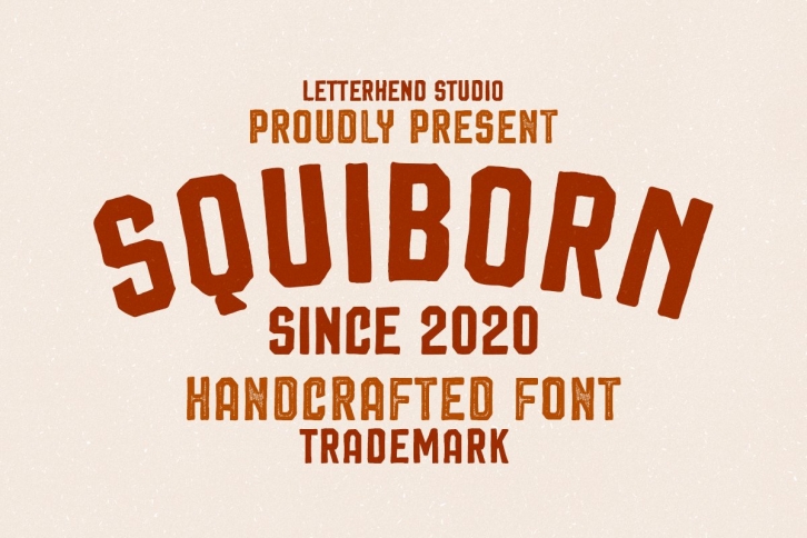 Squiborn - Logo Font Font Download