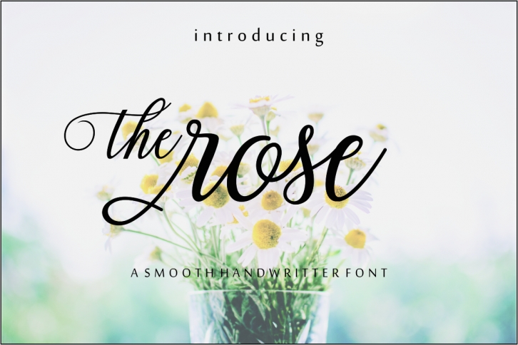The rose script Font Download