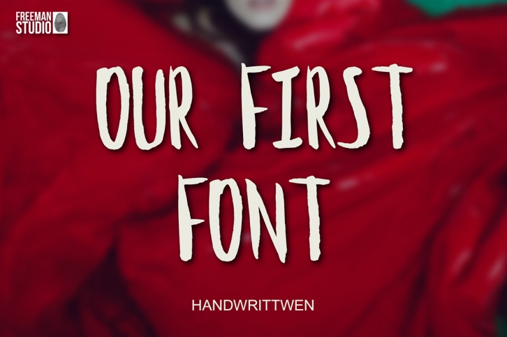 Our First Font Font Download