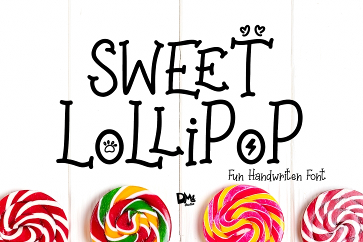 Sweet Lollipop - Fun Handwritten Font Font Download