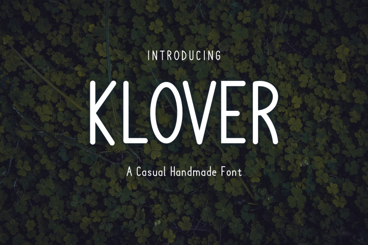 Klover - Casual Handmade Font Font Download