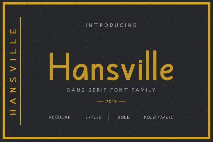 Hansville - Sans Serif Font Download