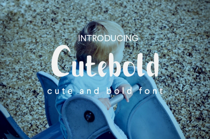 Cutebold - a display font Font Download