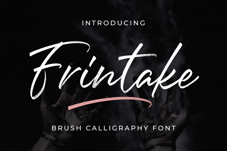 Frintake - Brush Calligraphy Font Font Download