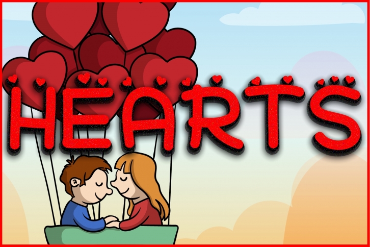 Hearts + Bonus Hearts Font Download