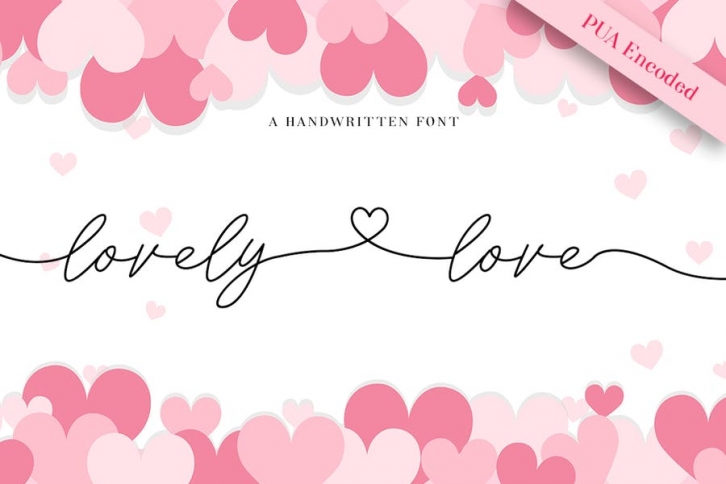 Lovely Love - Handwritten Font Font Download