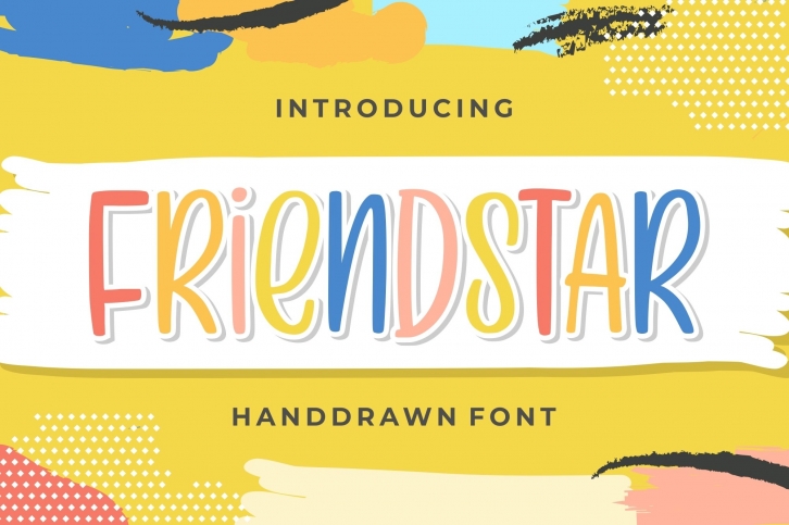 Friendstar - Handdrwan Font Font Download