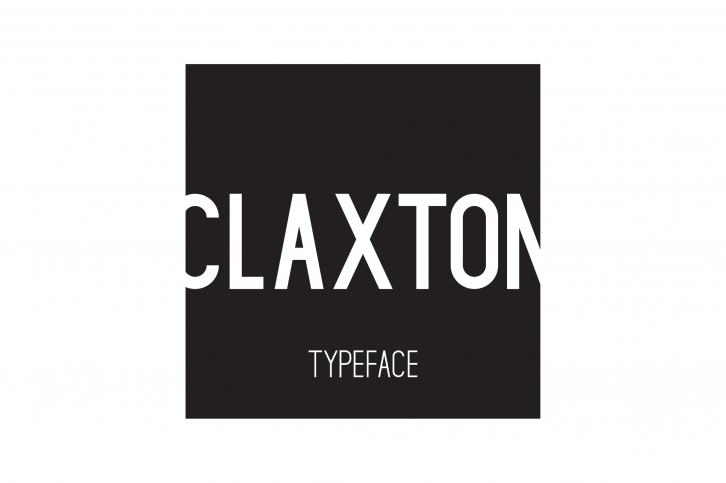 Claxton Typeface Font Download