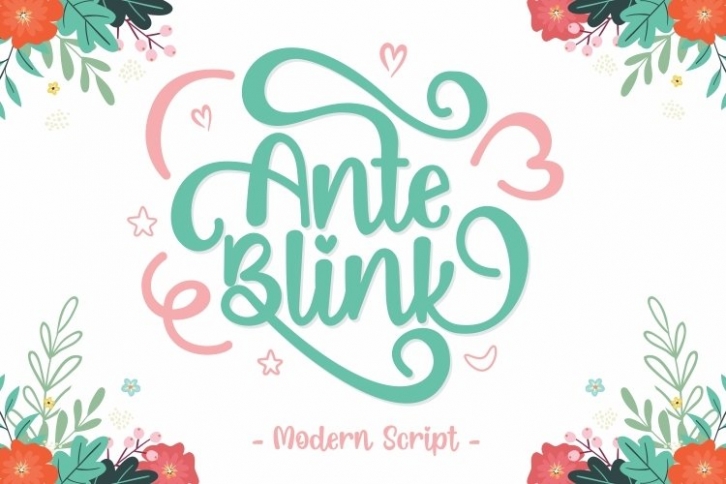 Ante Blink Font Download
