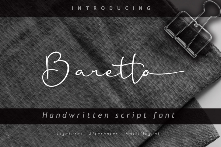Baretto Font Font Download