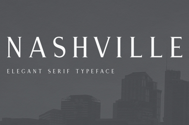 Nashville | Elegant Serif Typeface Font Download