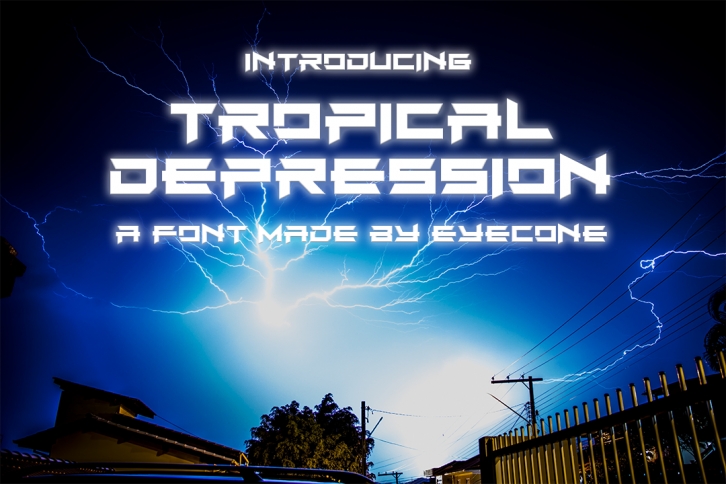 Tropical Depression Font Download