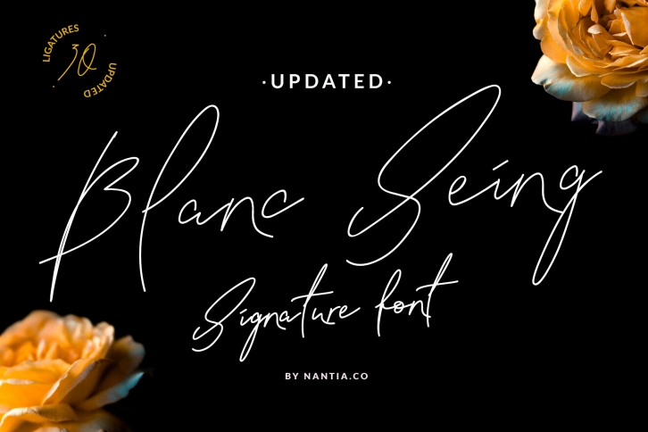 Signature Font Blanc Seing Font Download