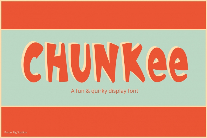 Chunkee Bold Handwritten Display Font Font Download