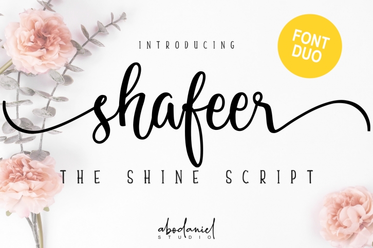 Shafeer -Beauty Font Duo- Font Download
