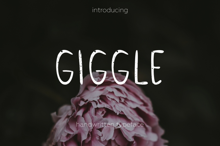 Giggle handwritten typeface. Font Download