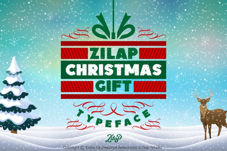 Zilap Christmas Gift Font Download