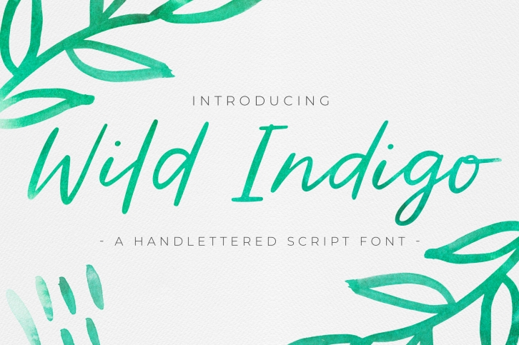 Wild Indigo Script Font Font Download