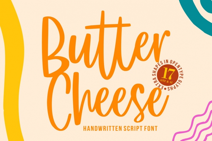 Butter Cheese - Handwritten Font Font Download