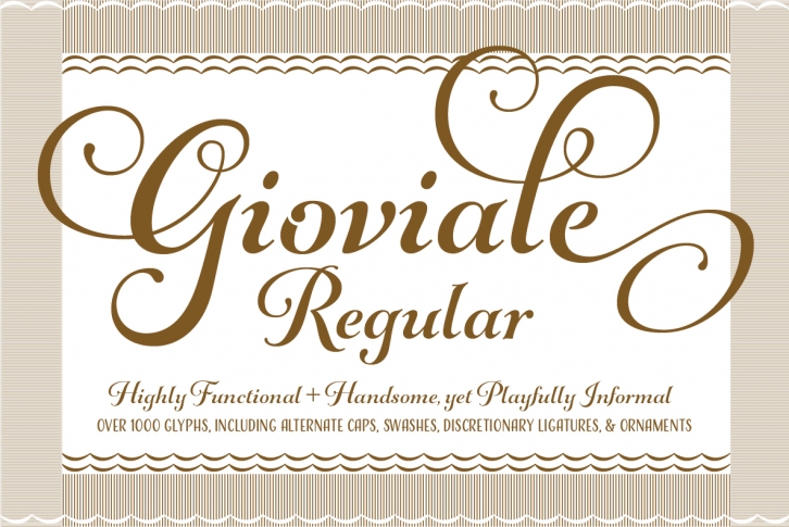 Gioviale Regular Font Download