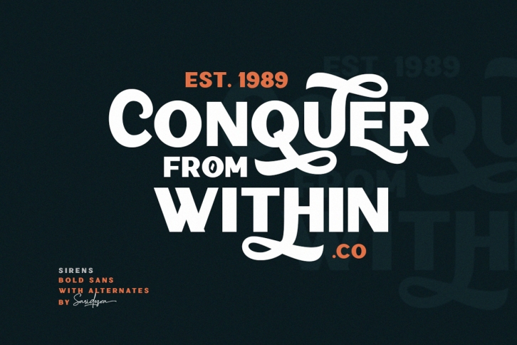 Sirens - Bold Sans Font Download